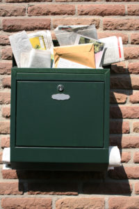 stuffed mail box